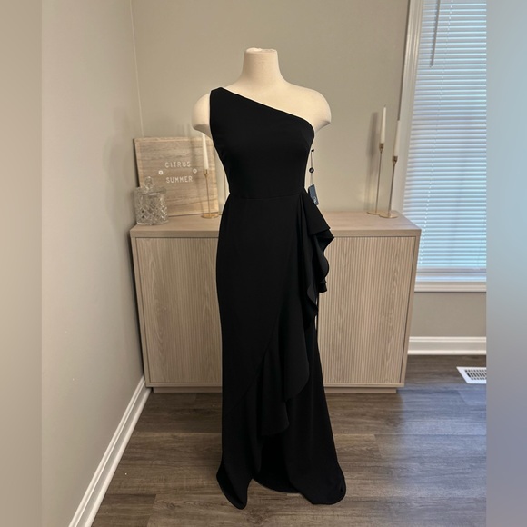 Adrianna Pappel Cascade Gown - Picture 1 of 10